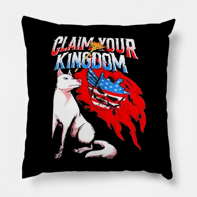 Cody Rhodes Claim Your Kingdom Pharaoh Pillow by Drmx