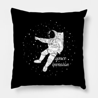 space invasion Pillow