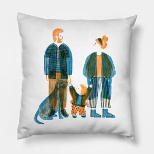 Holding Hands Pillow