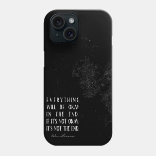 john lennon quote Phone Case