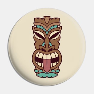 Tiki Head Pin