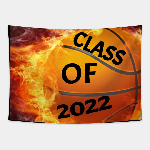 class of 2022 basketball idea gift Tapestry by soufyane