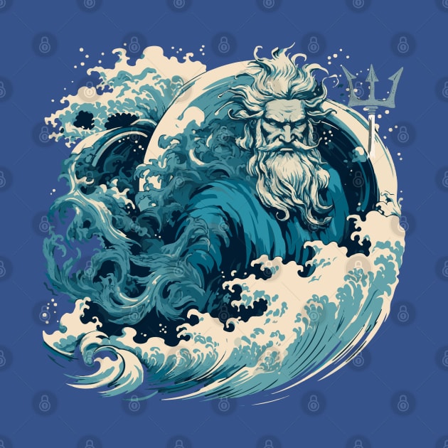 Poseidon Greek God of the Sea. Poseidon art by tatadonets