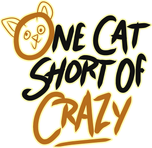 one cat short of crazy Magnet