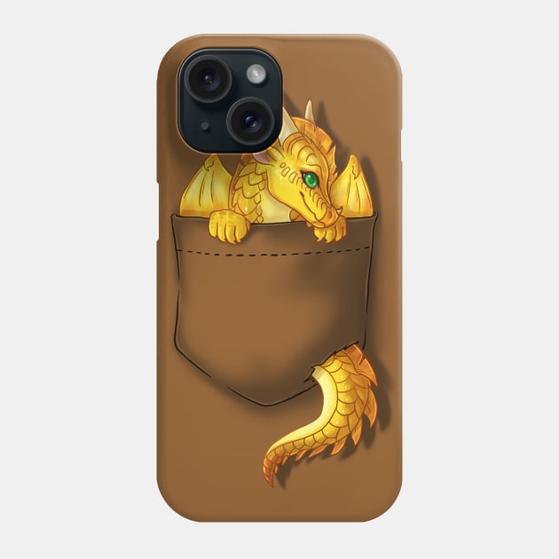 Wings of Fire - Pocket Sunny Dragon Phone Case by Biohazardia