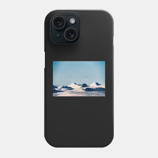 Majestic Snow-Covered Peaks of Rondane National Park (Norway) Shot on Film Phone Case