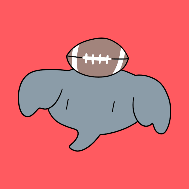 Football Elephant Face by saradaboru