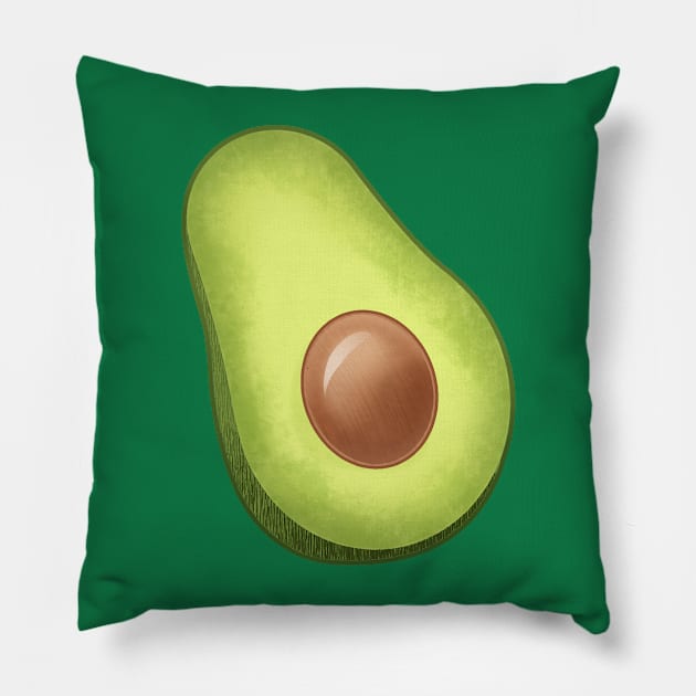 Half Avocado Pillow by takoto