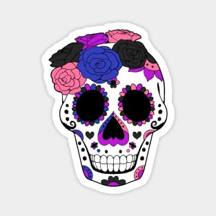 Genderfluid Pride - SugarSkull Dia De Los Muertos Magnet