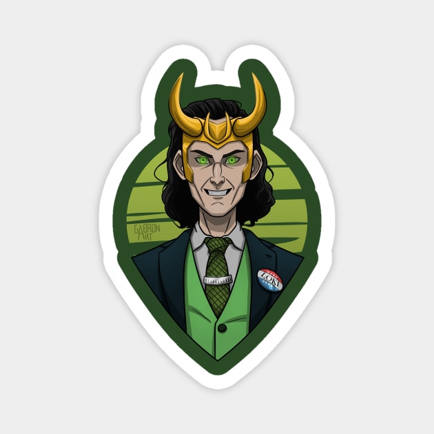 Loki Magnet by Gabron_art