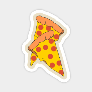 Pepperoni and Cheese Pizza Slices Magnet