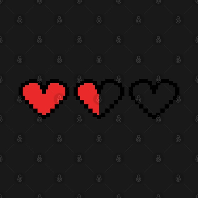 3 Pixel Heart by EvgeniiV