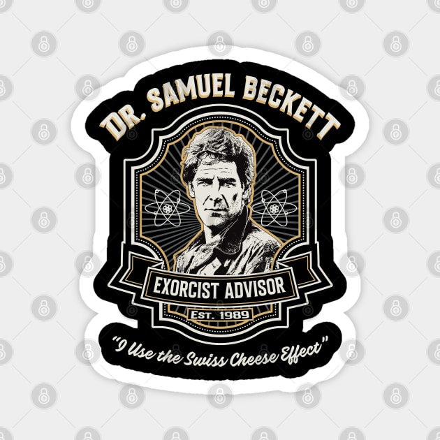 Sam Beckett Exorcist Advisor Magnet by Alema Art