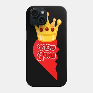 Queen & King Valentines Day for Her Phone Case