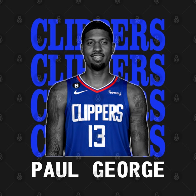 Los Angeles Clippers Paul George 13 by Thejockandnerd