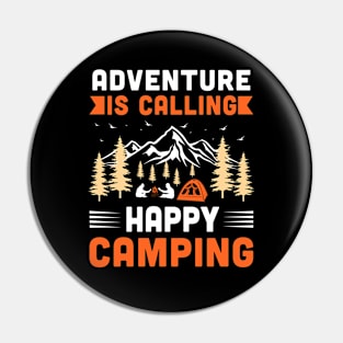 Camping Pin