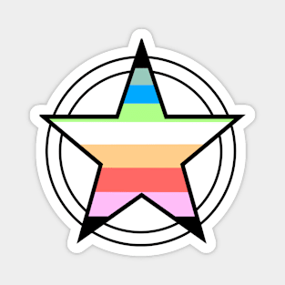 Queer Pride Pentacle Magnet