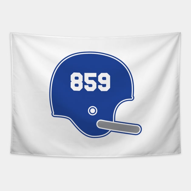 University of Kentucky Area Code Helmet Tapestry by Rad Love