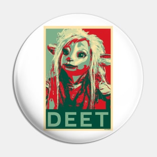 Deet - The Dark Crystal: Age of Resistance - Shepard Fairey Hope Poster Parody Pin