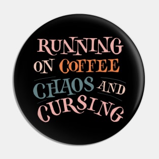 Running on coffee (no background) Pin