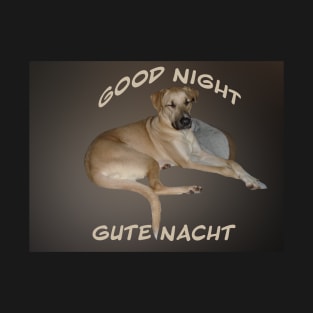 Good night- Gute Nacht German Puppy T-Shirt