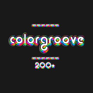 ColorGroove Logo Retro-Rainbow-Tube nostalgia (wf) T-Shirt