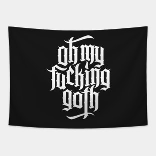 Oh my fucking goth / OMFG No.1 (white) Tapestry