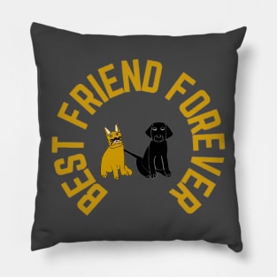 Best Friend Forever - Cat & Dog Pet Lover Pillow