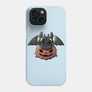 Spooky Dragon Cute Funny Halloween Pumpkin Phone Case