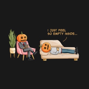 Halloween Therapy on dark T-Shirt