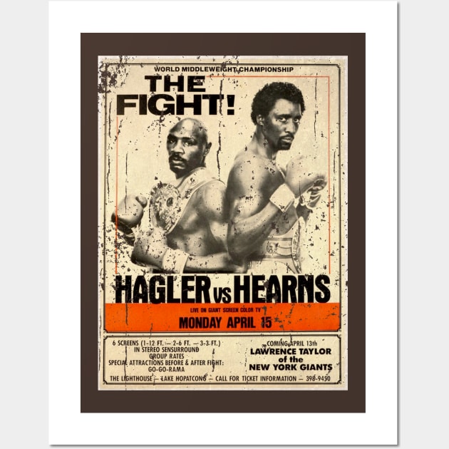  Hagler VS Hearns Boxing Poser: Posters & Prints