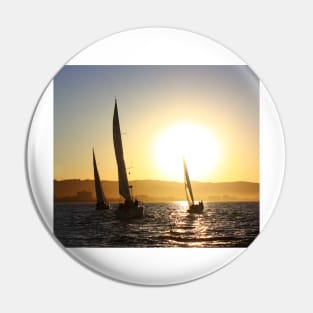 Sailing in San Francisco Bay . 2011 Pin