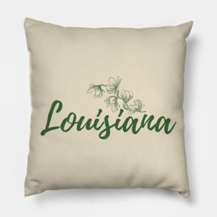 Louisiana Magnolia Pillow