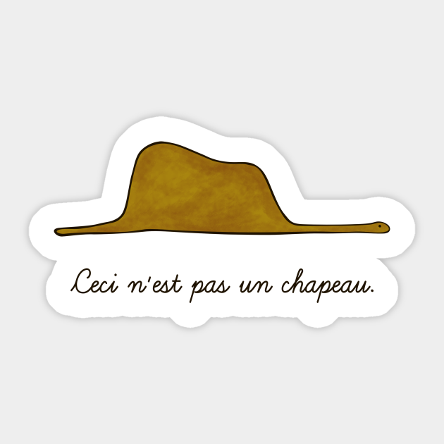 Un chapeau - Le Petit Prince - Sticker | TeePublic