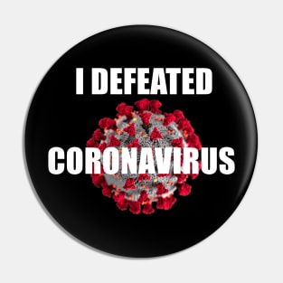 Coronavirus survivor Pin