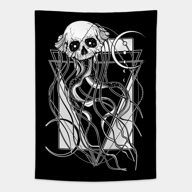 Cosmic Jellyfish Tapestry by Von Kowen