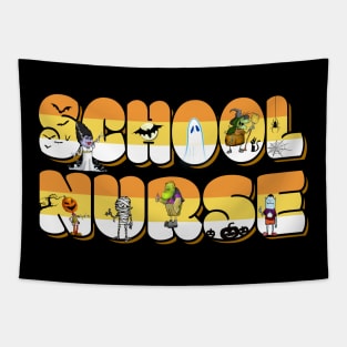 Halloween School Nurse Tapestry
