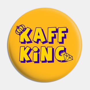 Kaff (Village) King yellow violet King of the village gift birthday Pin