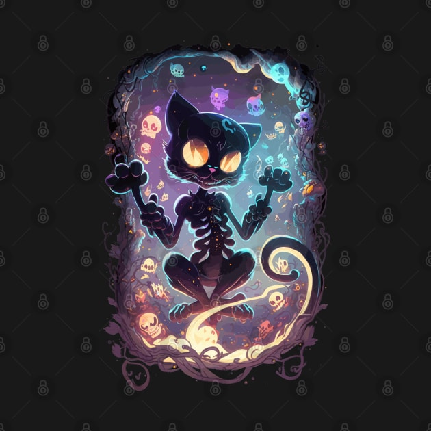 Skeletoon Cat #1 by Spaksu