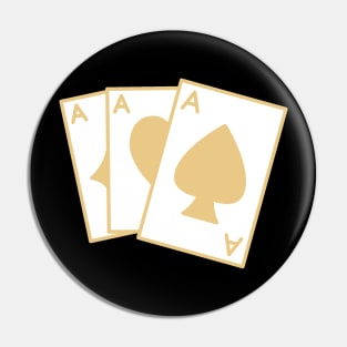 Three ace Pin