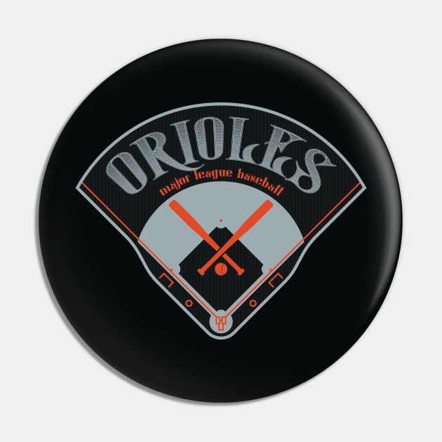 Baltimore Baseball Pin by Nagorniak