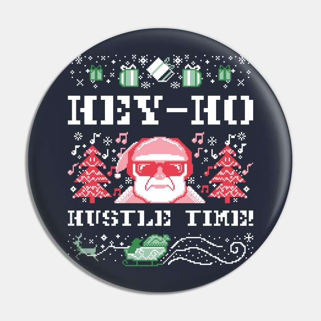 Hey-Ho Hustle Time! | Ugly Sweater Pin by GaryVeeApparel