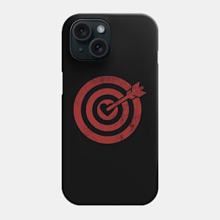 Shot through the heart (red) Phone Case