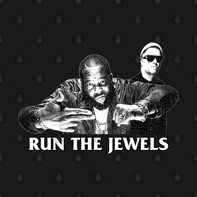 Run The Jewels - Engraving Style by Chase Merch