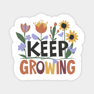 Blossom Eternity: Keep Growing Magnet