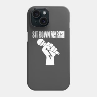 Sit Down Marks! Microphone Phone Case