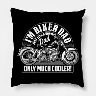 I'm Biker Dad - Gift For Father Pillow