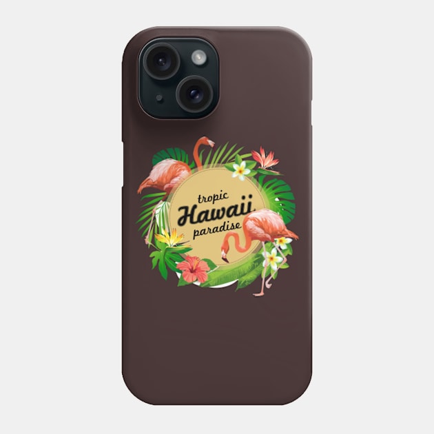 Hawaii tropic paradise Phone Case by TomCage