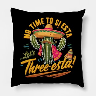 Cinco De Mayo Mexican Fiesta 5 De Mayo Cactus Mexican Hat Pillow