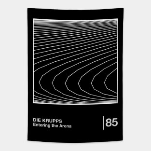 Die Krupps / Minimalist Graphic Fan Artwork Design Tapestry